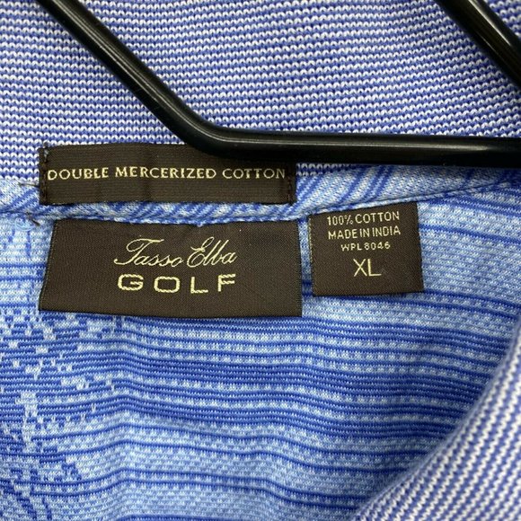 Tasso Elba Men's Double Mercerized Golf Polo Sz XL - Picture 5 of 6